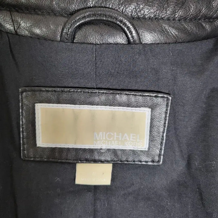 [BUNJANG] Michael Kors Leather Rider Jacket / 마이클코어스 가죽 라이더 자켓