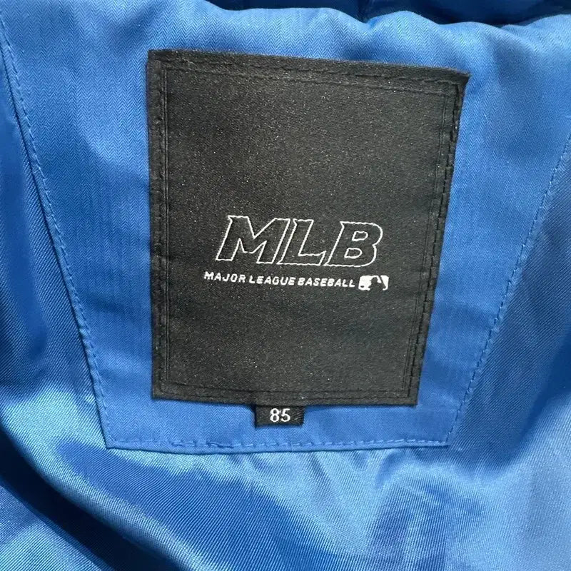 [BUNJANG] MLB Dodgers Logo Lightweight Padded Jacket Blue / [66~77] MLB 다저스 로고 경량 패딩 블루