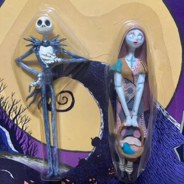 [BUNJANG] The Nightmare Before Christmas Jack & Sally Figure / 팀 버튼 크리스마스의 악몽 잭 & 샐리 피규어