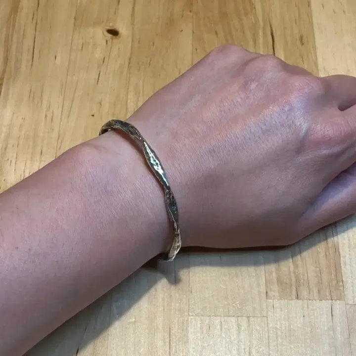 [BUNJANG] 925 Silver Bangle Bracelet / 925 실버 뱅글 팔찌