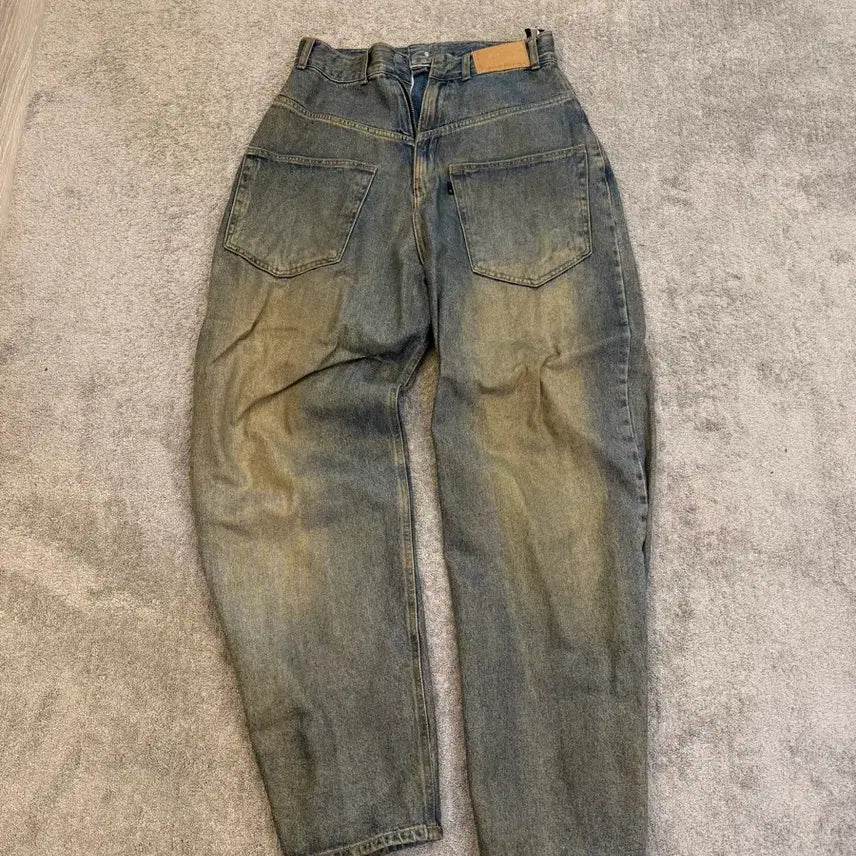 [BUNJANG] Project G/R Coated Backward Denim Pants Blue / [1] 프로젝트 G/R 코티드 백워드 데님 팬츠 블루