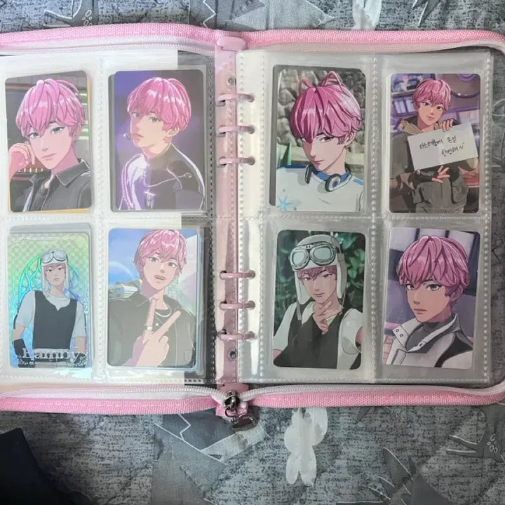 플레이브 밤비,은호 포카+핑크바인더