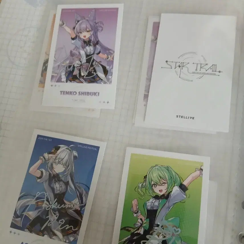 스텔라이브 스타트레일 싸인 체키카드