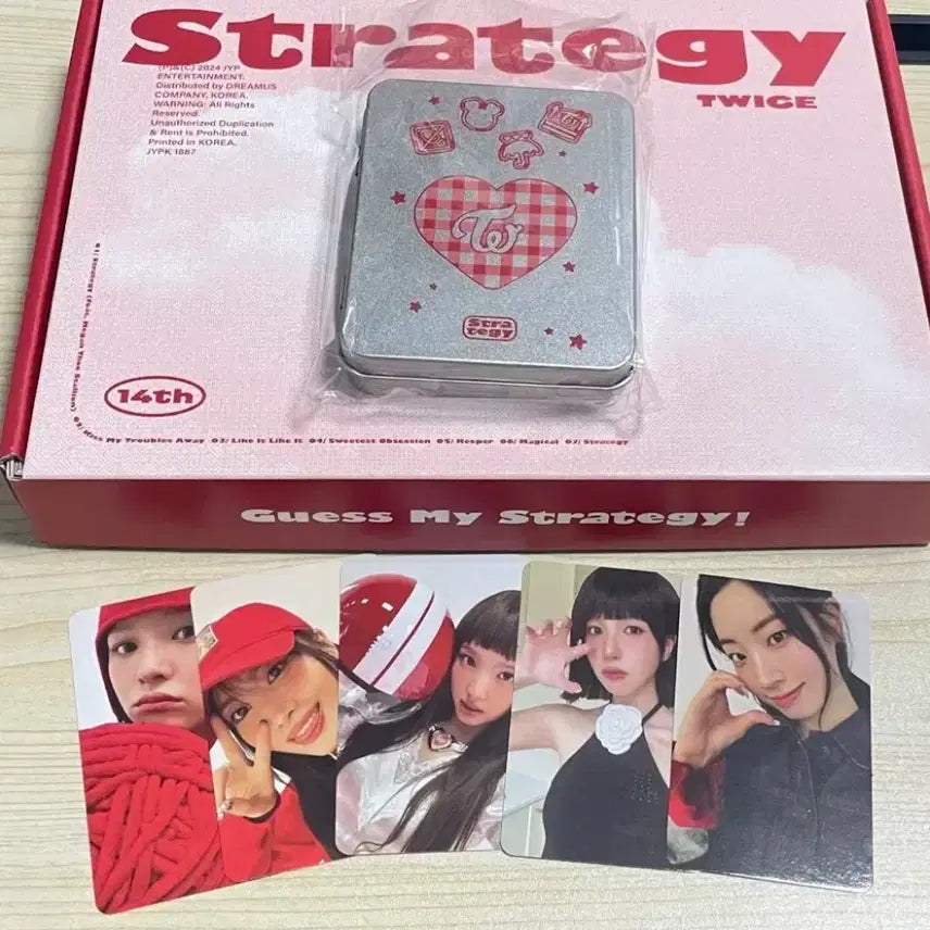 트와이스 strategy 팝업 포카세트 앨범 일괄