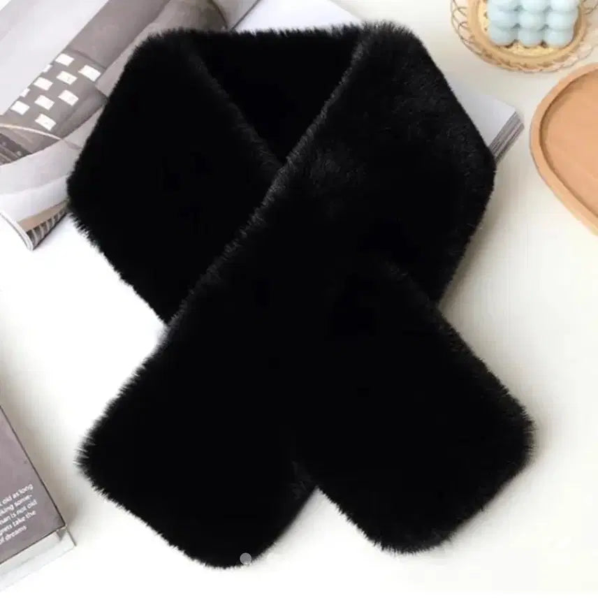 [BUNJANG] Mink Faux Fur Scarf / 밍크 페이크퍼목도리