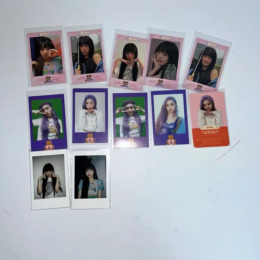 오마이걸 굿즈 일괄 바인더 포카 효정 미미 유아 승희 지호 유빈 아린