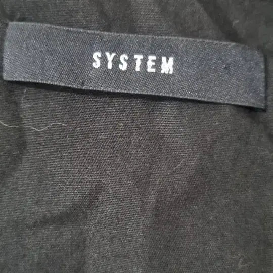 [BUNJANG] SYSTEM Long Coat 55 / SYSTEM 네이비 롱 코트55