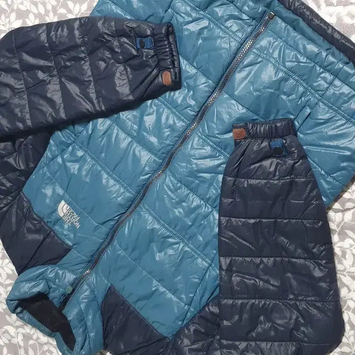 [BUNJANG] North Face Blue/Navy Padded Jacket / 노스페이스 블루/네이비 패딩 자켓