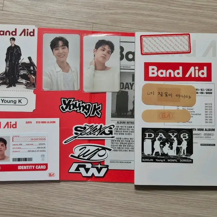 [BUNJANG] DAY6 Young K Wonpil Band Aid Album / DAY6 Band Aid 앨범 밴드에이드 영케이,원필구성