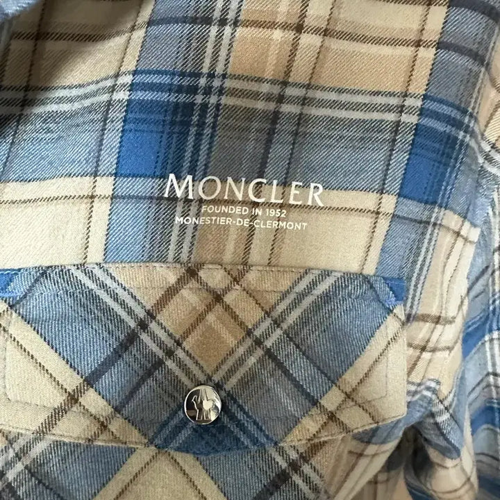[BUNJANG] Moncler Oversized Checked Shirt S / 몽클레어 오버사이즈 체크 셔츠 S
