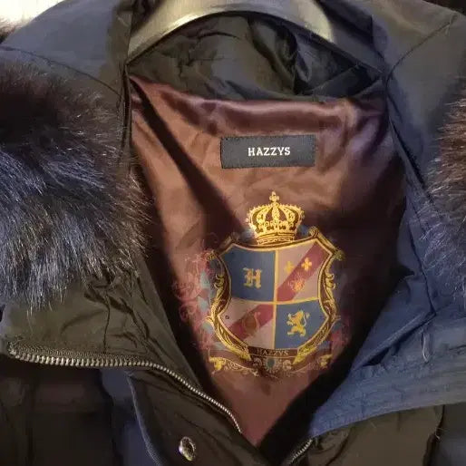 [BUNJANG] Hazzys Goose Long Padding Jacket (Black, Size 90) / 헤지스 구스롱패딩블랙90(55)