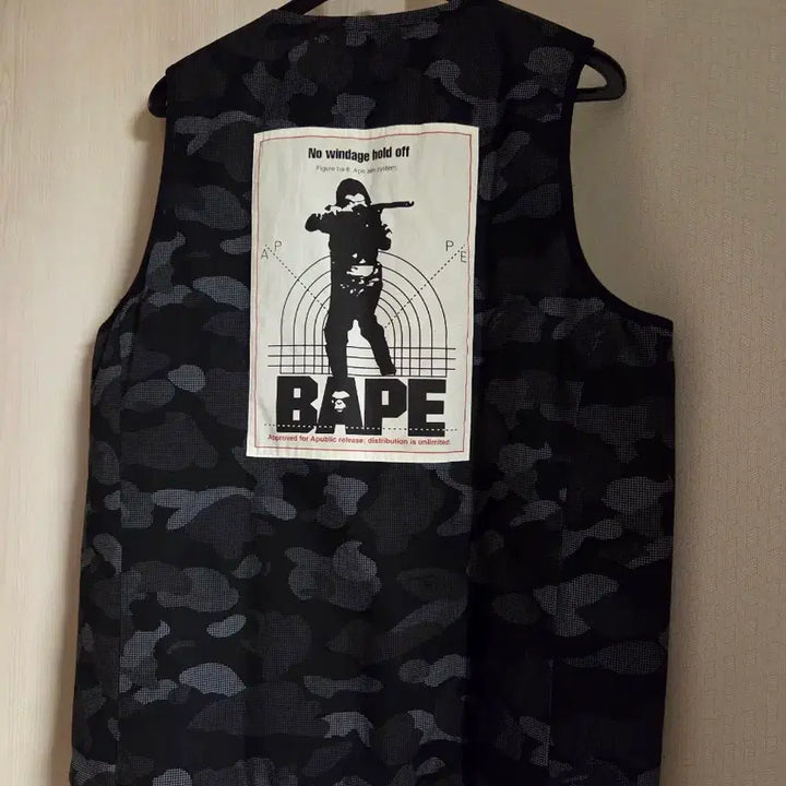 [BUNJANG] BAPE Camo Vest XL / 베이프 카모 조끼/베스트 XL
