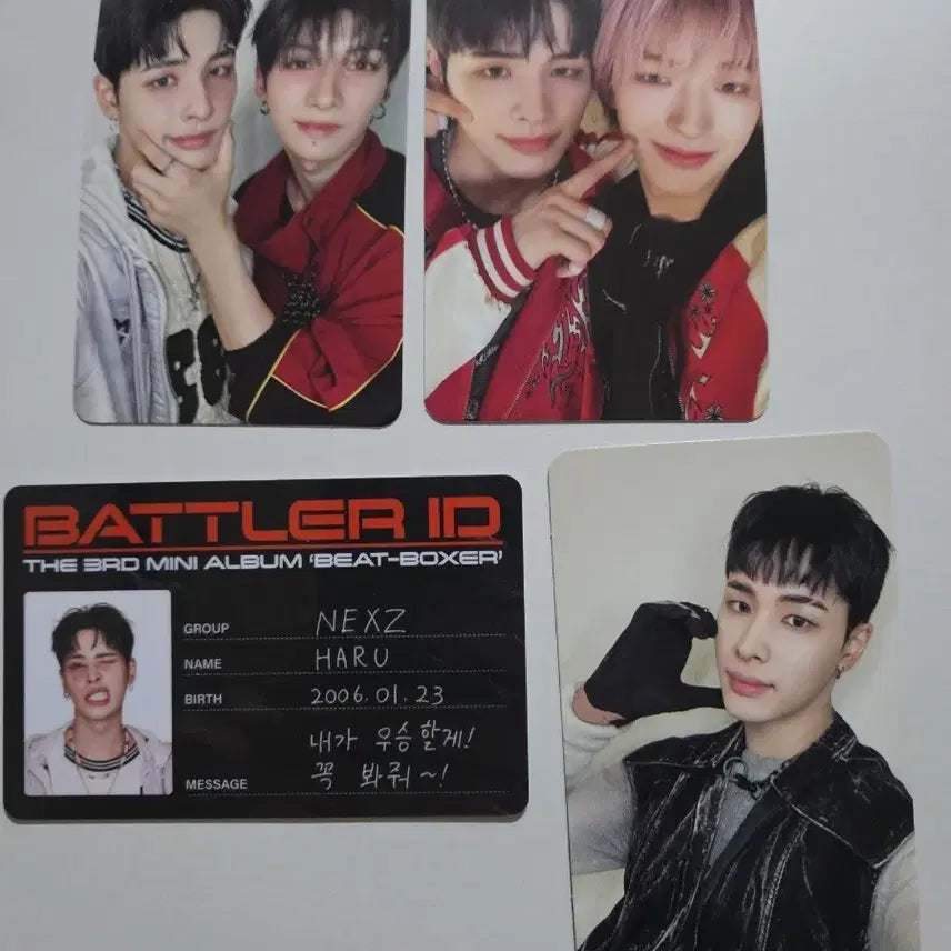 NEXZ 하루 포토카드 세트 BEAT-BOXER 토모야