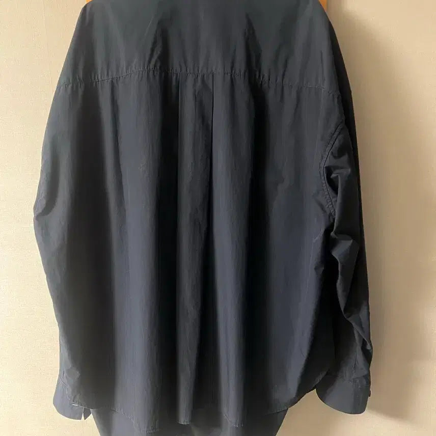 [BUNJANG] Juun.J 20SS Side Button Layered Shirt Dark Navy / [44] 준지 20ss 사이드버튼 셔츠 레이어드 다크네이비