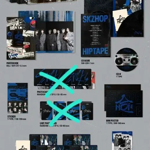 스키즈 합 한정반 개봉앨범 특전 포함