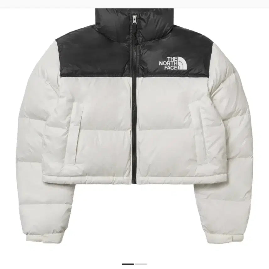 [SOLD OUT] 노스페이스 눕시 숏패딩 가데니아 화이트 S