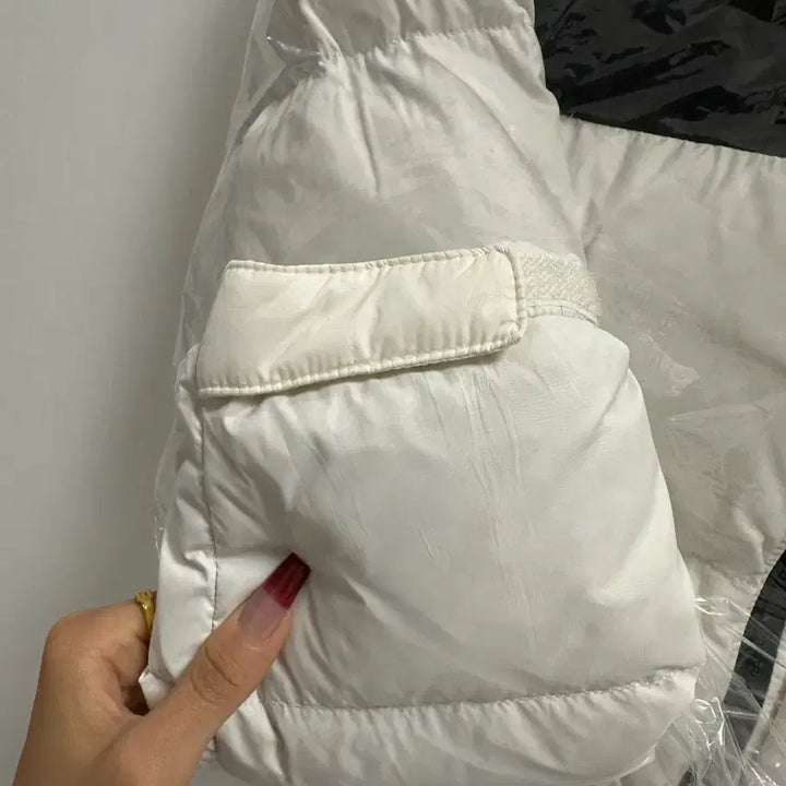 [SOLD OUT] 노스페이스 눕시 숏패딩 가데니아 화이트 S