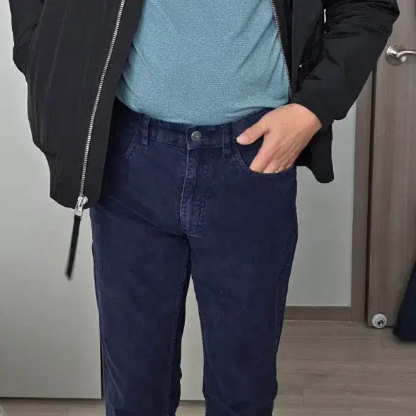 [BUNJANG] Brooks Brothers Corduroy Denim Pants 33 / 브룩스 브라더스 코듀로이 네니비 데님 바지 33