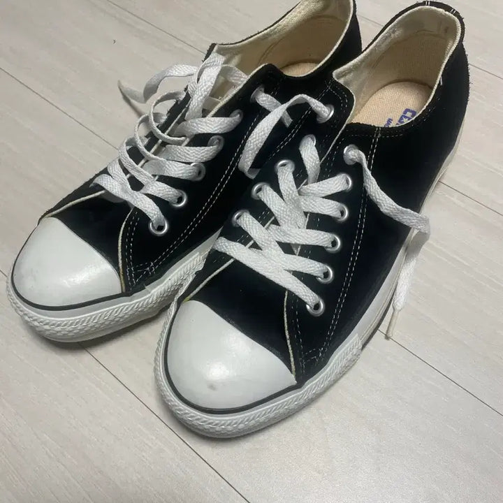 [BUNJANG] Converse 90s Black Suede Sneakers (US Made) / 90s 컨버스 255 블랙 스웨이드 made in usa