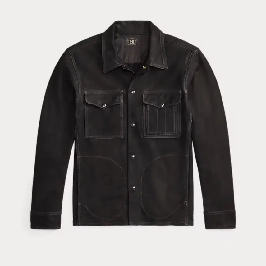 [BUNJANG] Double RL Roughout Suede Work Shirt L / 새상품 RRL 더블알엘 러프아웃 스웨이드 워크셔츠 L