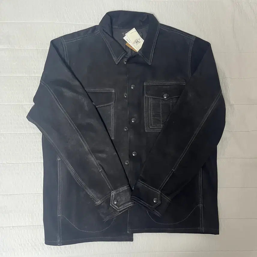 [BUNJANG] Double RL Roughout Suede Work Shirt L / 새상품 RRL 더블알엘 러프아웃 스웨이드 워크셔츠 L