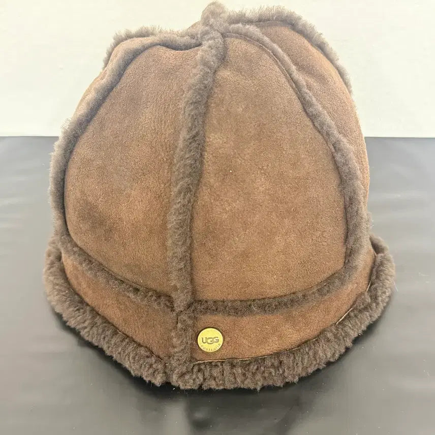 [BUNJANG] UGG Brown Fur Bucket Hat / 호주 UGG 어그 브라운 퍼 버킷햇