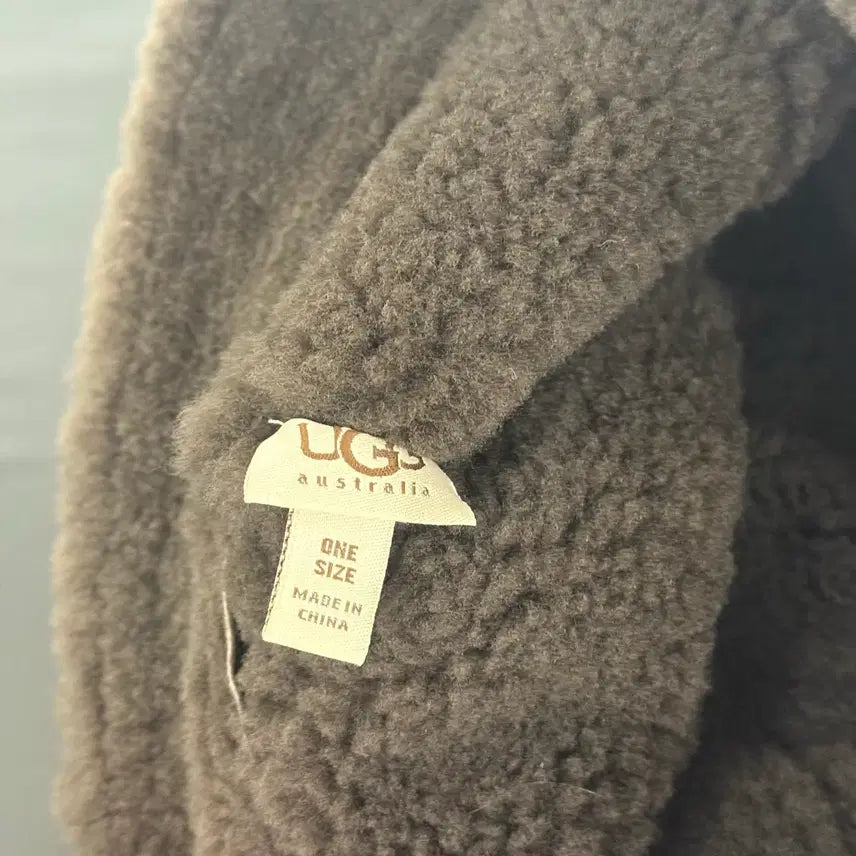 [BUNJANG] UGG Brown Fur Bucket Hat / 호주 UGG 어그 브라운 퍼 버킷햇