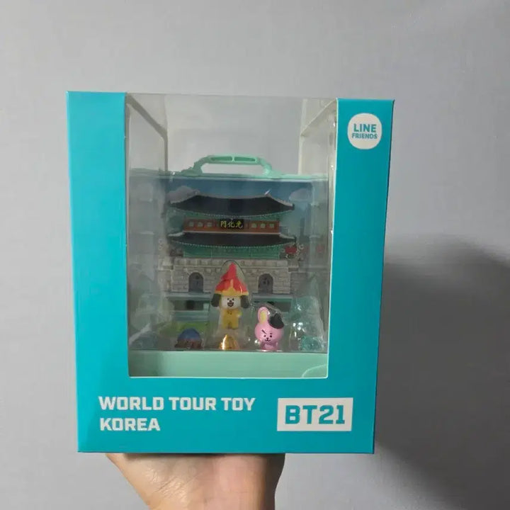 BT21 라인프렌즈 트래블 디오라마 한국