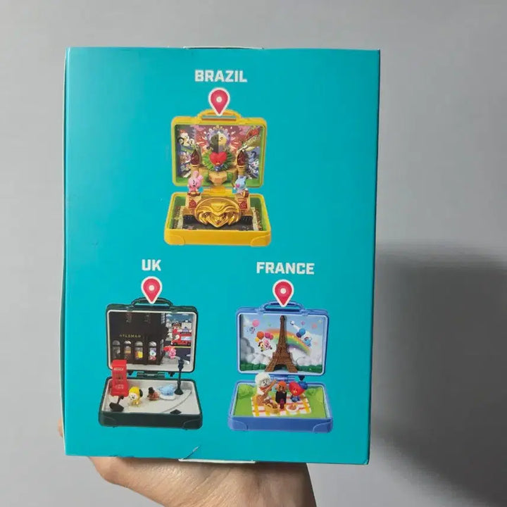 BT21 라인프렌즈 트래블 디오라마 한국