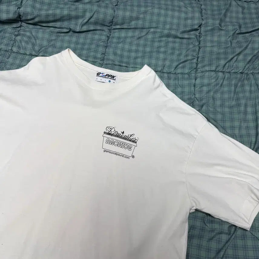 [SOLD OUT] [XL] 그램아운스파운드 반팔티셔츠 코드쿤스트 콜라보