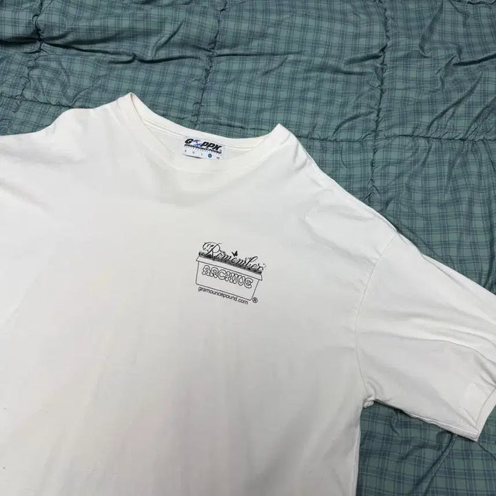[SOLD OUT] [XL] 그램아운스파운드 반팔티셔츠 코드쿤스트 콜라보