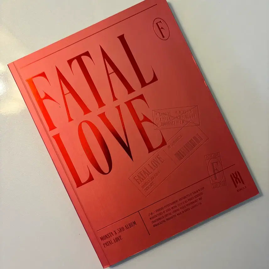 몬스타엑스 Fatal Love 앨범 CD