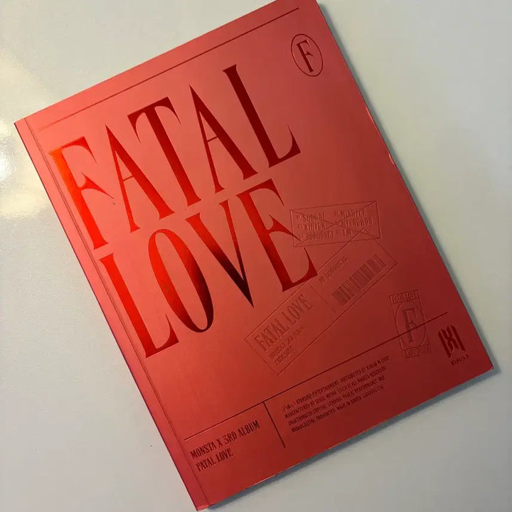 몬스타엑스 Fatal Love 앨범 CD
