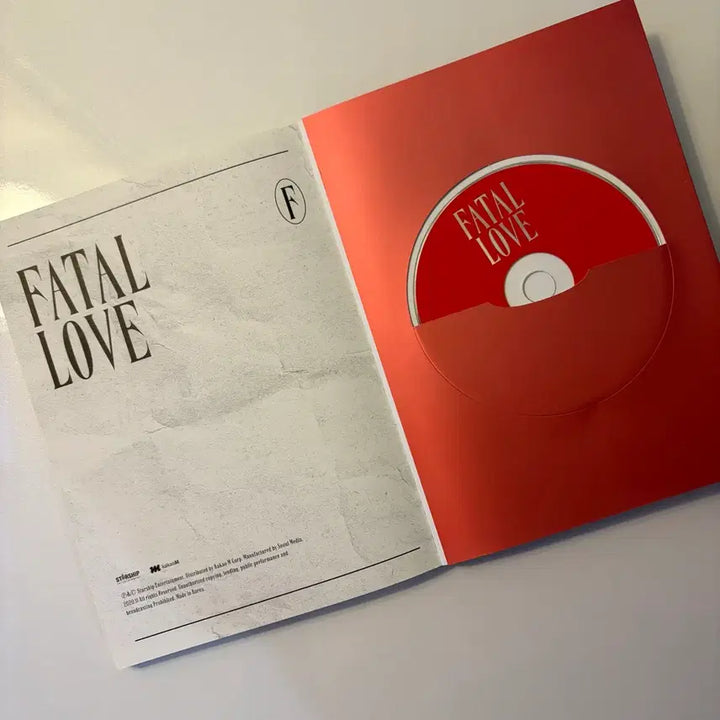 몬스타엑스 Fatal Love 앨범 CD
