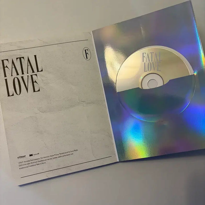 몬스타엑스 Fatal Love 앨범 CD