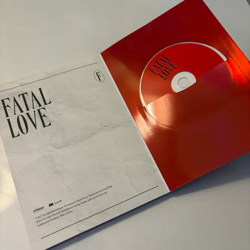 몬스타엑스 Fatal Love 앨범 CD