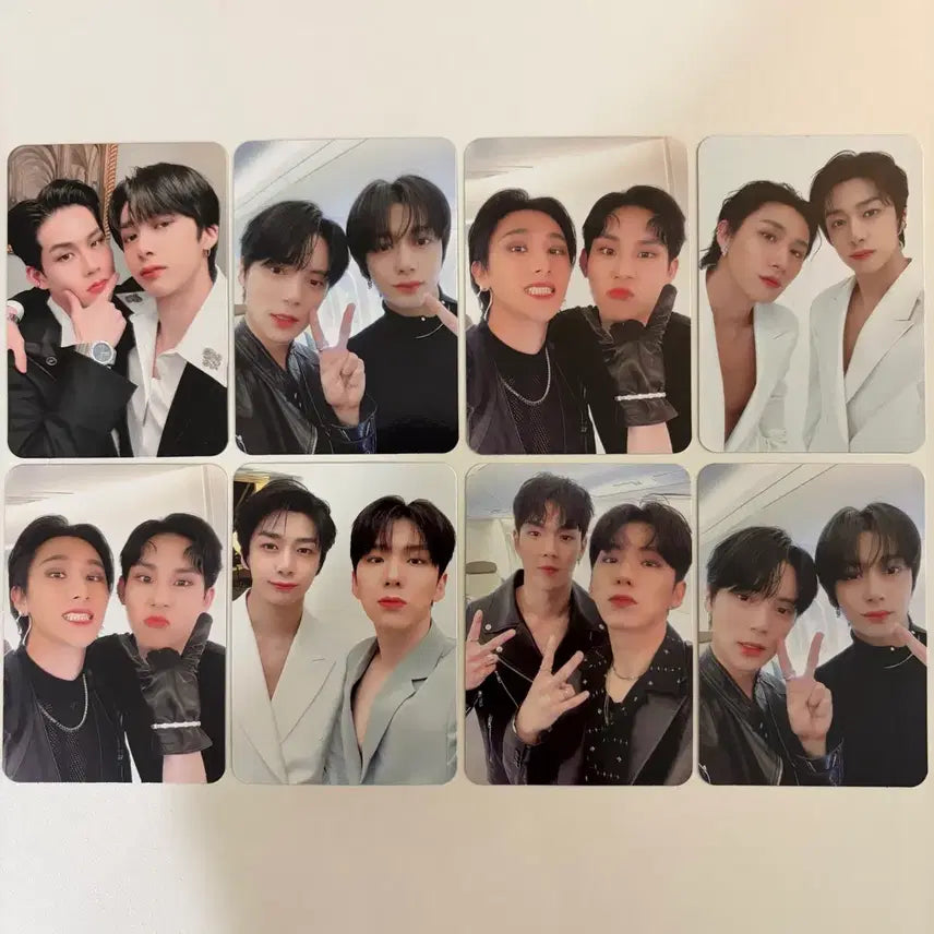몬스타엑스 포토카드 8장 (탑홀더 제공)