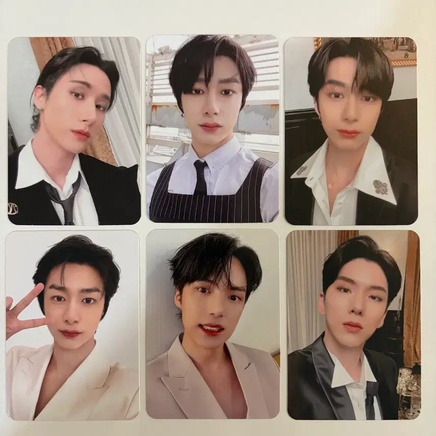 몬스타엑스 포토카드 6장 (탑홀더 제공)