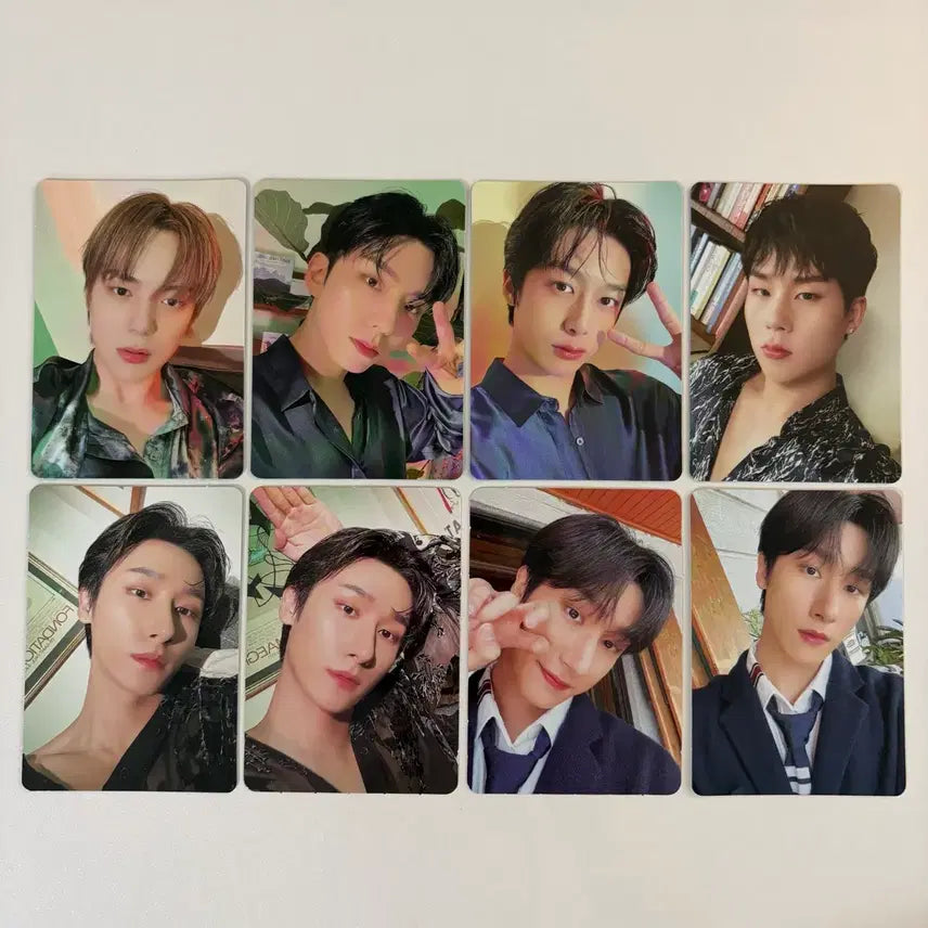 몬스타엑스 포토카드 8장 (탑홀더 제공)