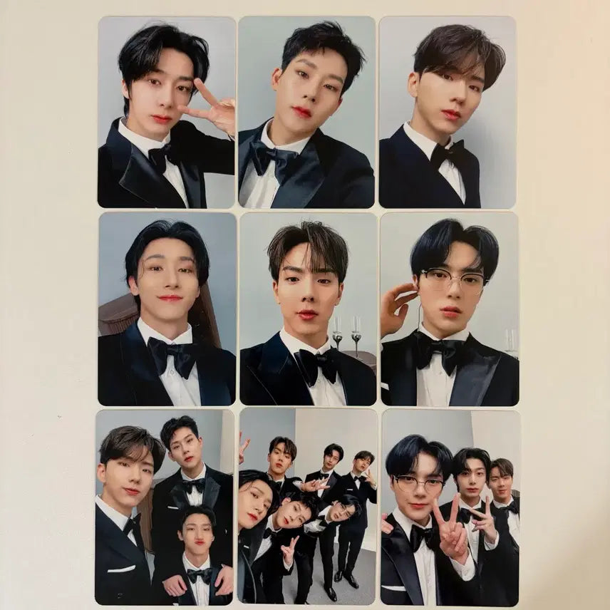 몬스타엑스 포토카드 9장 (탑홀더 제공)
