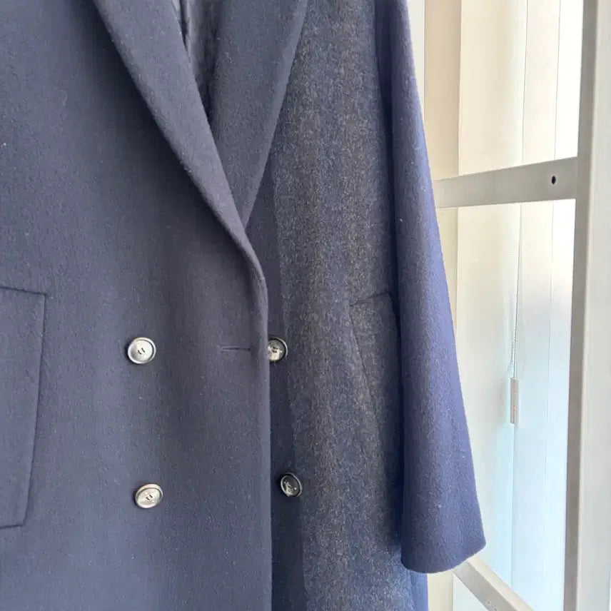 [BUNJANG] BON Navy Long Coat / BON 네이비 롱 코트