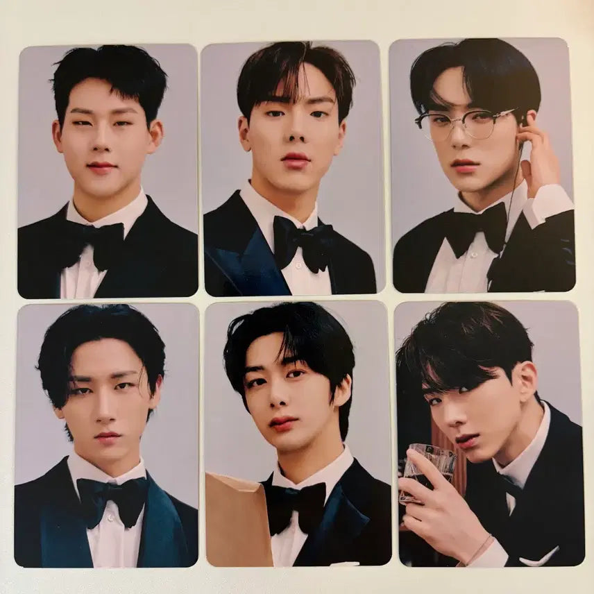 몬스타엑스 포토카드 6장 (탑홀더 제공)