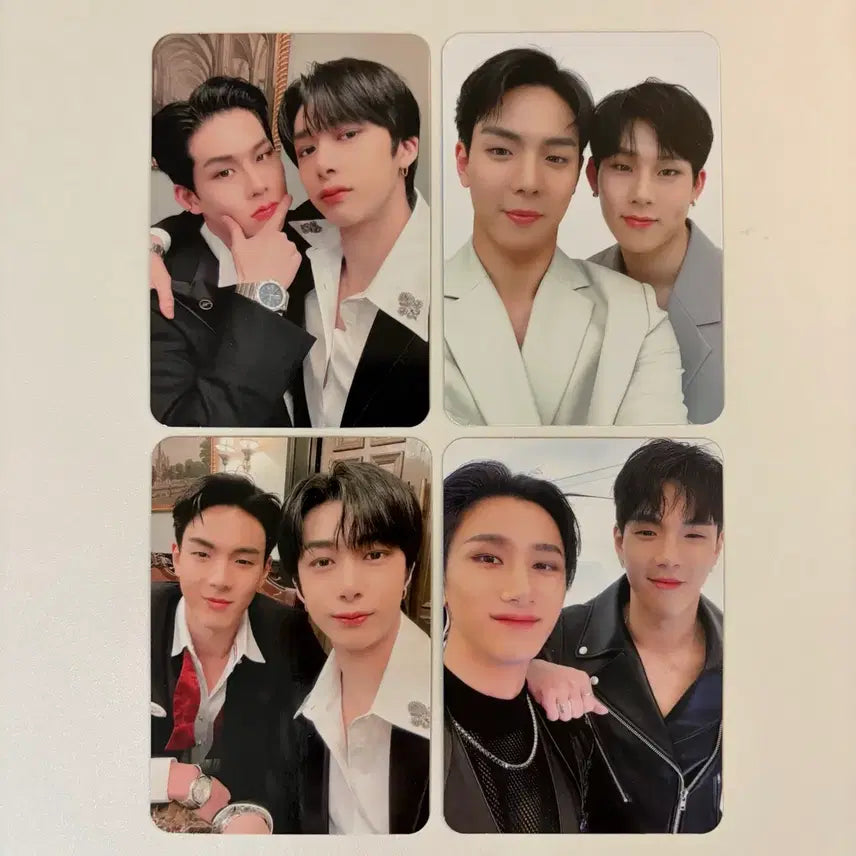 몬스타엑스 포토카드 4장 (탑홀더 제공)
