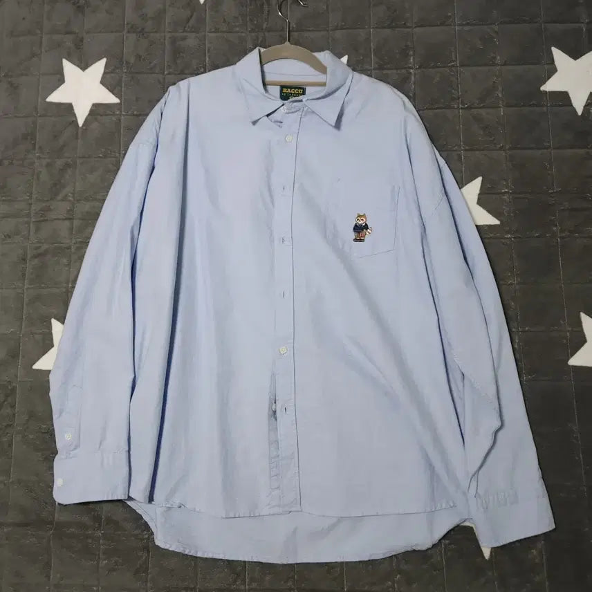 [BUNJANG] Takeasy Oxford Shirt Sky Blue (M) / 테이크이지 옥스퍼드셔츠 스카이블루 (M)