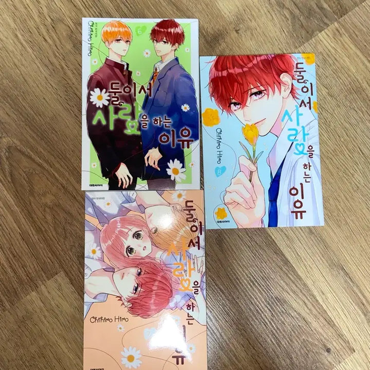 [BUNJANG] The Reason We're in Love Comic Book Volumes 6-8 / 둘이서 사랑을 하는 이유 만화책 6-8권