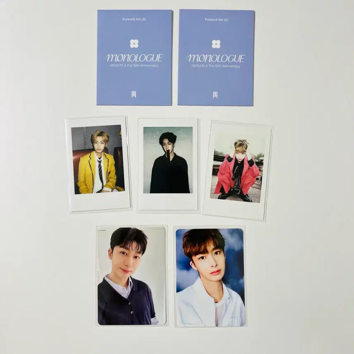 몬스타엑스 10주년 모놀로그 형원 폴라로이드 포카 세트