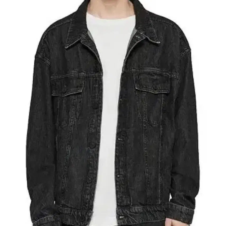 [BUNJANG] All Saints Black Denim Jacket / 올세인츠 블랙데님 자켓