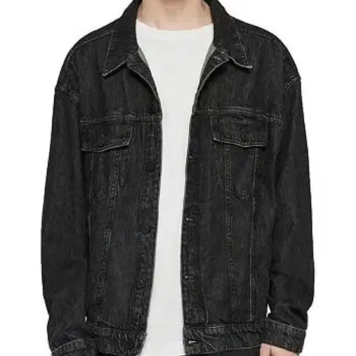 [BUNJANG] All Saints Black Denim Jacket / 올세인츠 블랙데님 자켓