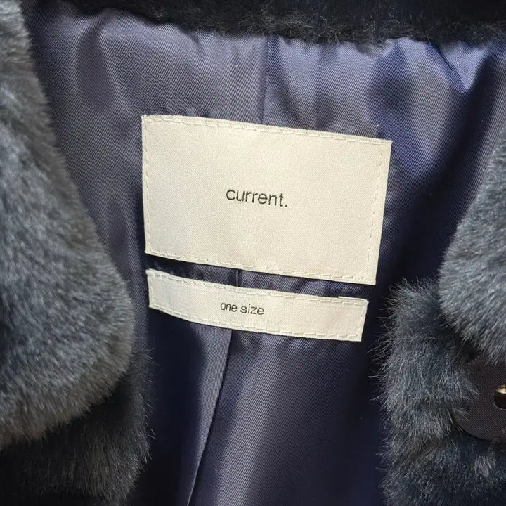 [BUNJANG] Current Fur Jacket (Navy) / 커렌트 퍼자켓(네이비)