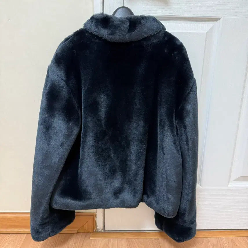 [BUNJANG] Current Fur Jacket (Navy) / 커렌트 퍼자켓(네이비)